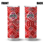 personalized-ohio-state-buckeyes-zipper-leopard-scarlet-skinny-tumbler-best-selling-1.webp