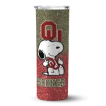 personalized-oklahoma-sooners-snoopy-attitude-crimson-skinny-tumbler-best-selling-1.webp