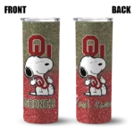 personalized-oklahoma-sooners-snoopy-attitude-crimson-skinny-tumbler-best-selling-1.webp