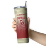 personalized-oklahoma-sooners-swirl-texture-crimson-skinny-tumbler-best-selling-2.webp