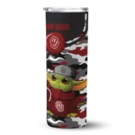 personalized-oklahoma-sooners-yoda-camo-crimson-black-skinny-tumbler-best-selling-2.webp