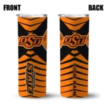 personalized-oklahoma-state-cowboys-camo-texture-orange-skinny-tumbler-best-selling.webp