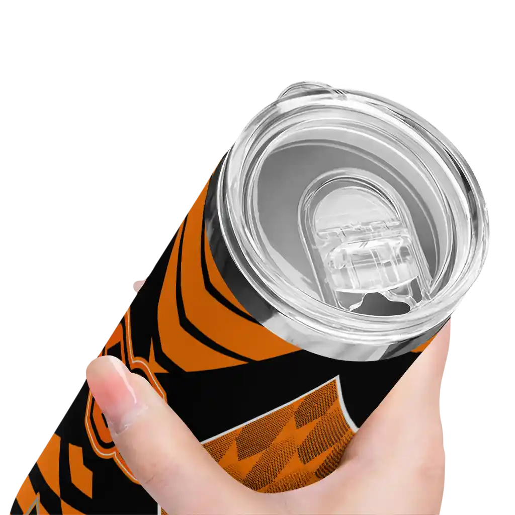 personalized-oklahoma-state-cowboys-camo-texture-orange-skinny-tumbler-high-quality.webp