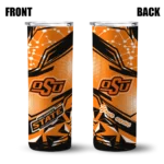personalized-oklahoma-state-cowboys-helmet-clash-orange-skinny-tumbler-best-selling.webp