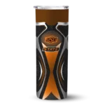 personalized-oklahoma-state-cowboys-superman-emblem-orange-black-skinny-tumbler-best-selling.webp