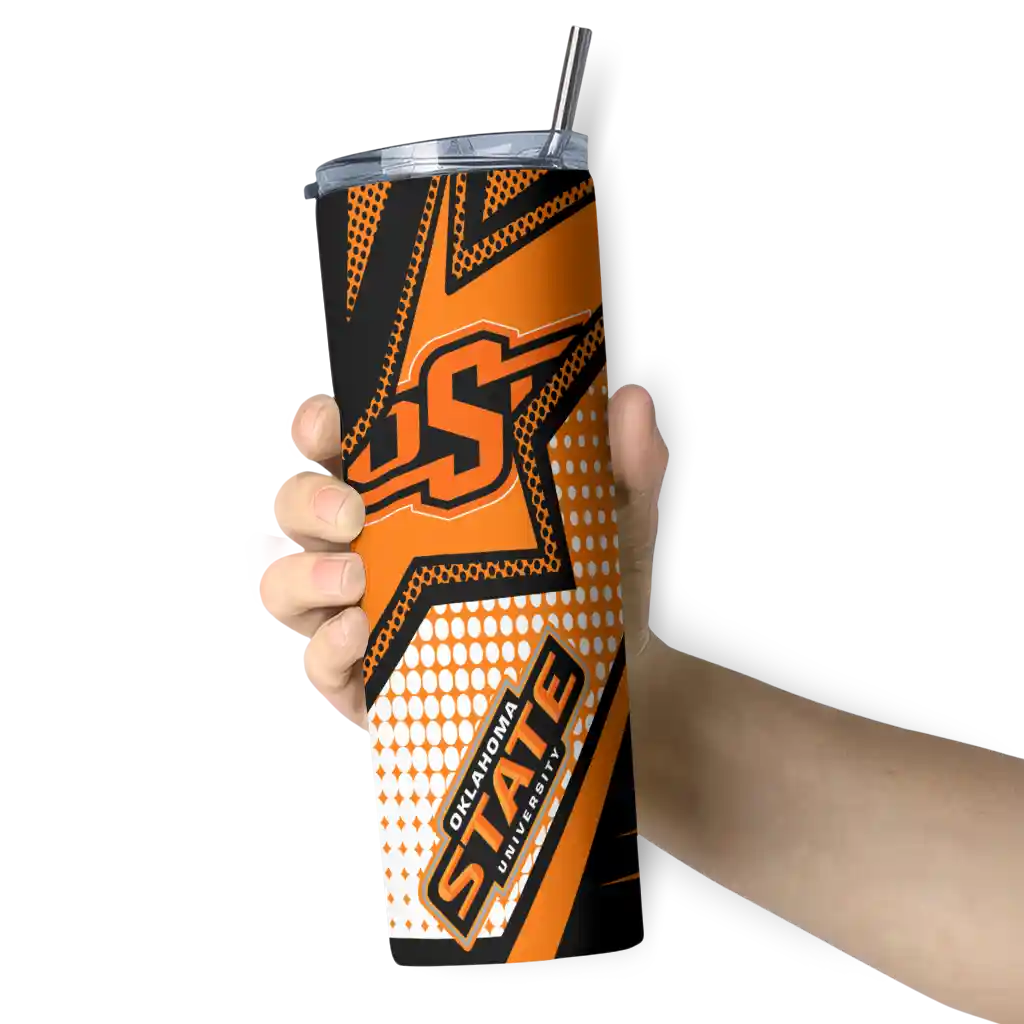 personalized-oklahoma-state-cowboys-web-stripes-orange-white-skinny-tumbler-premium-grade.webp