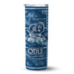 personalized-old-dominion-monarchs-chevron-patch-blue-skinny-tumbler-best-selling.webp
