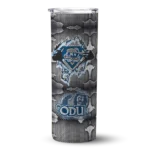 personalized-old-dominion-monarchs-chevron-v-blue-gray-skinny-tumbler-best-selling.webp