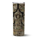 personalized-oregon-ducks-antler-flow-camo-skinny-tumbler-best-selling.webp