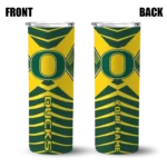 personalized-oregon-ducks-camo-texture-green-skinny-tumbler-best-selling.webp