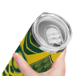 personalized-oregon-ducks-camo-texture-green-skinny-tumbler-best-selling-1.webp