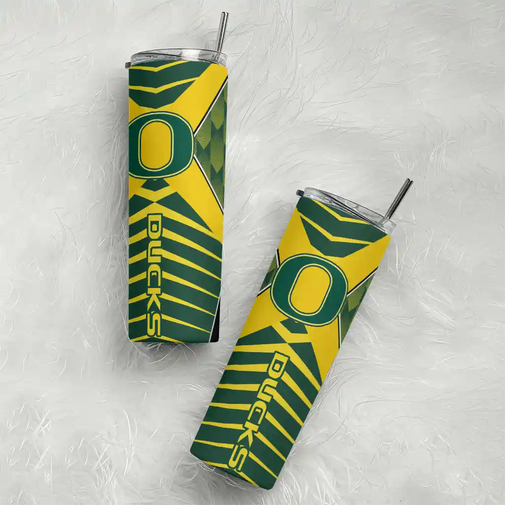 personalized-oregon-ducks-camo-texture-green-skinny-tumbler-top-rated-1.webp