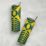 personalized-oregon-ducks-camo-texture-green-skinny-tumbler-best-selling.webp
