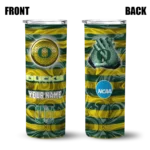 personalized-oregon-ducks-patterned-waves-green-skinny-tumbler-best-selling.webp