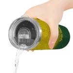 personalized-oregon-ducks-sparkle-lips-green-skinny-tumbler-best-selling.webp