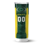 personalized-oregon-ducks-stacked-diamond-green-skinny-tumbler-best-selling.webp
