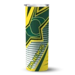personalized-oregon-ducks-web-stripes-green-white-skinny-tumbler-best-selling-1.webp