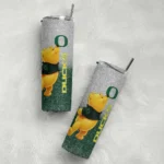 personalized-oregon-ducks-winnie-the-pooh-green-gray-skinny-tumbler-best-selling.webp