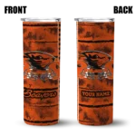 personalized-oregon-state-beavers-chevron-patch-orange-skinny-tumbler-best-selling.webp