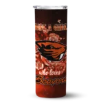 personalized-oregon-state-beavers-rose-romance-orange-black-skinny-tumbler-best-selling.webp
