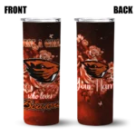 personalized-oregon-state-beavers-rose-romance-orange-black-skinny-tumbler-best-selling.webp