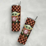 personalized-oregon-state-beavers-yoda-cozy-orange-black-skinny-tumbler-best-selling-1.webp