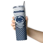 personalized-penn-state-nittany-lions-chevron-stripes-blue-skinny-tumbler-best-selling.webp