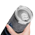 personalized-penn-state-nittany-lions-hexagon-honeycomb-blue-black-skinny-tumbler-best-selling.webp