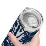 personalized-penn-state-nittany-lions-metallic-grid-blue-skinny-tumbler-best-selling-1.webp