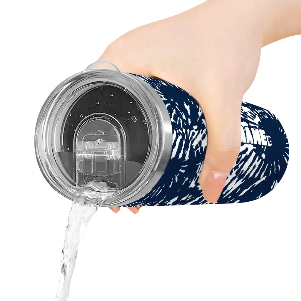 personalized-penn-state-nittany-lions-metallic-grid-blue-skinny-tumbler-latest-model-1.webp