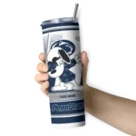 personalized-penn-state-nittany-lions-snoopy-dog-blue-white-skinny-tumbler-best-selling.webp