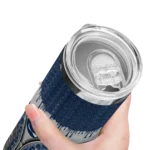 personalized-penn-state-nittany-lions-sparkle-drip-blue-skinny-tumbler-best-selling.webp