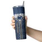personalized-penn-state-nittany-lions-sparkle-drip-blue-skinny-tumbler-best-selling.webp