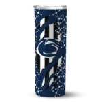 personalized-penn-state-nittany-lions-star-pop-blue-black-skinny-tumbler-best-selling.webp