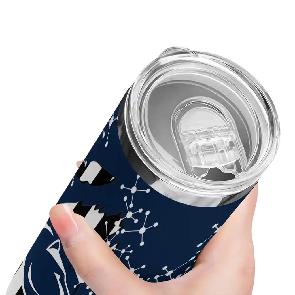 personalized-penn-state-nittany-lions-star-pop-blue-black-skinny-tumbler-high-quality.webp