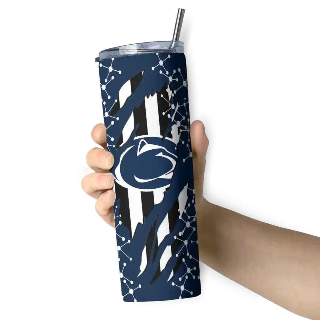 personalized-penn-state-nittany-lions-star-pop-blue-black-skinny-tumbler-premium-grade.webp
