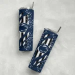 personalized-penn-state-nittany-lions-star-pop-blue-black-skinny-tumbler-best-selling.webp