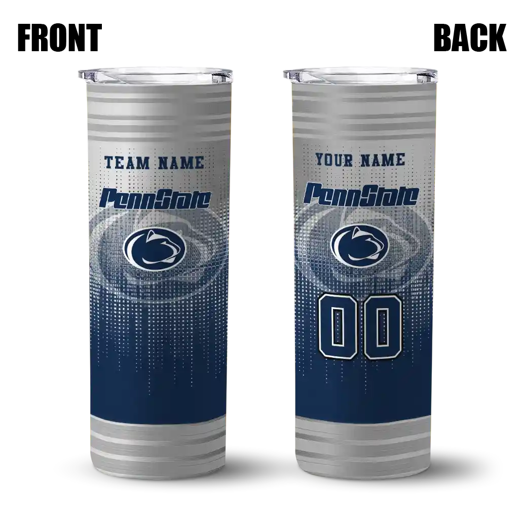 personalized-penn-state-nittany-lions-swirl-texture-blue-skinny-tumbler-fashion-forward.webp