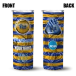 personalized-pittsburgh-panthers-patterned-waves-royal-blue-skinny-tumbler-best-selling-2.webp
