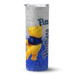 personalized-pittsburgh-panthers-winnie-the-pooh-royal-blue-gray-skinny-tumbler-best-selling-1-2.webp