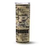 personalized-purdue-boilermakers-chevron-patch-gold-skinny-tumbler-best-selling.webp