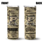 personalized-purdue-boilermakers-chevron-patch-gold-skinny-tumbler-best-selling.webp
