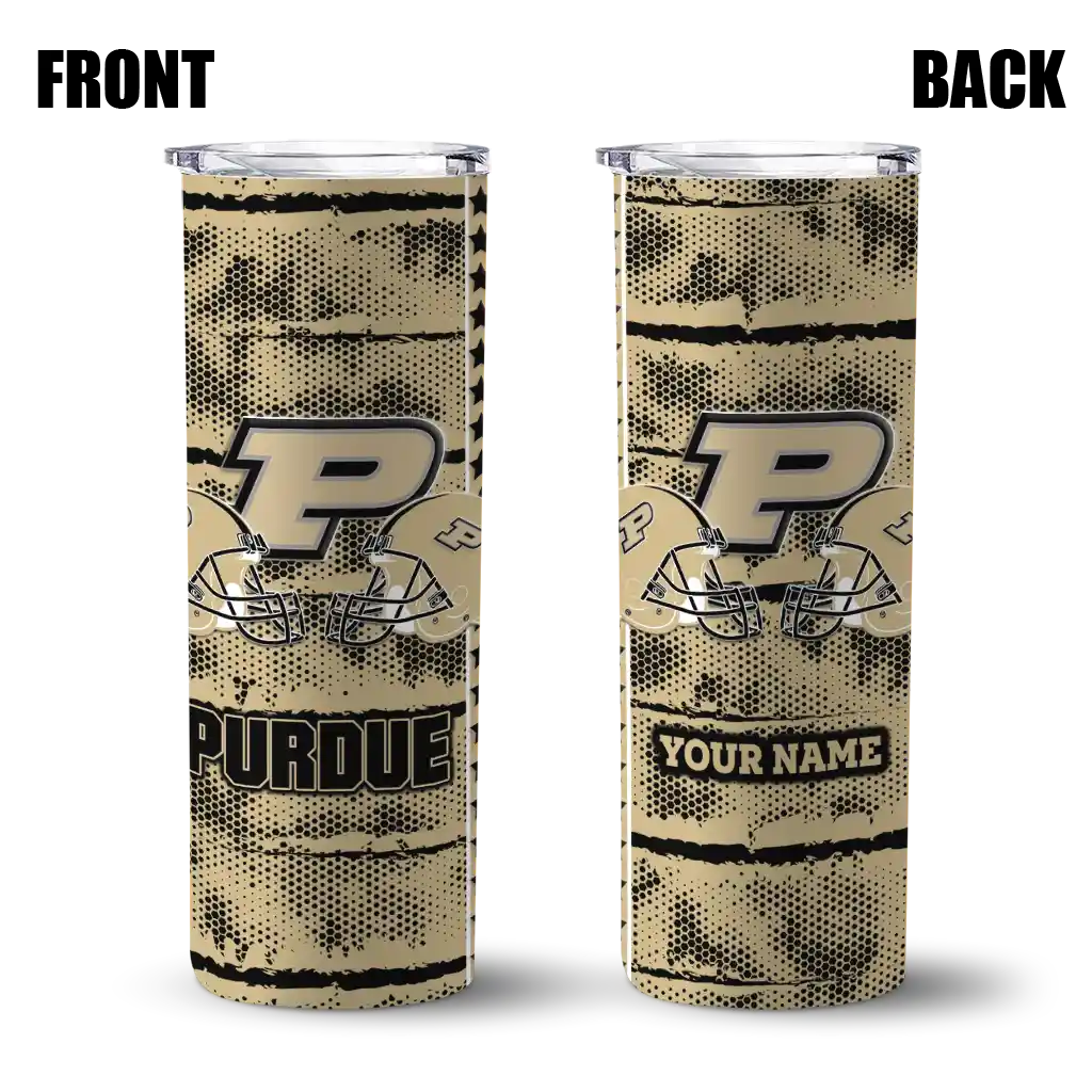 personalized-purdue-boilermakers-chevron-patch-gold-skinny-tumbler-fashion-forward.webp