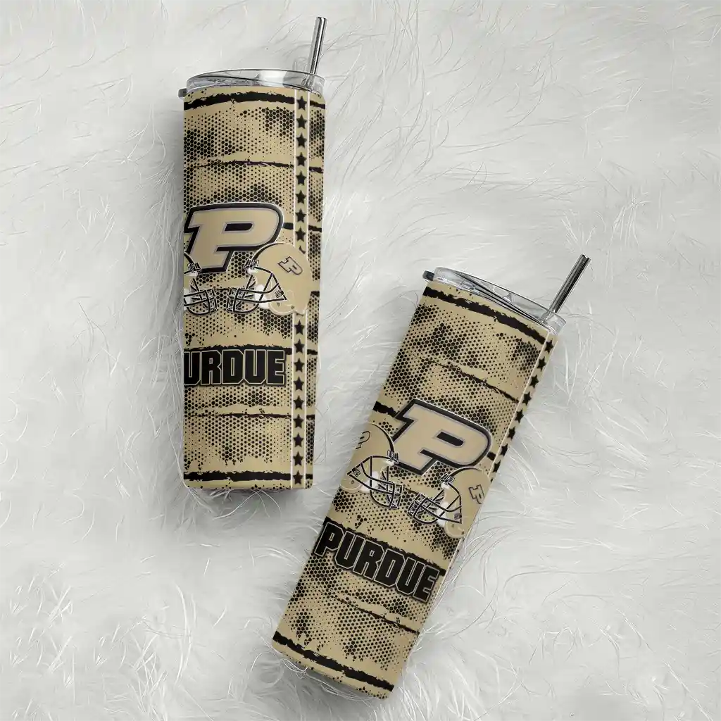 personalized-purdue-boilermakers-chevron-patch-gold-skinny-tumbler-top-rated.webp