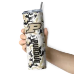 personalized-purdue-boilermakers-claw-marks-gold-white-skinny-tumbler-best-selling.webp