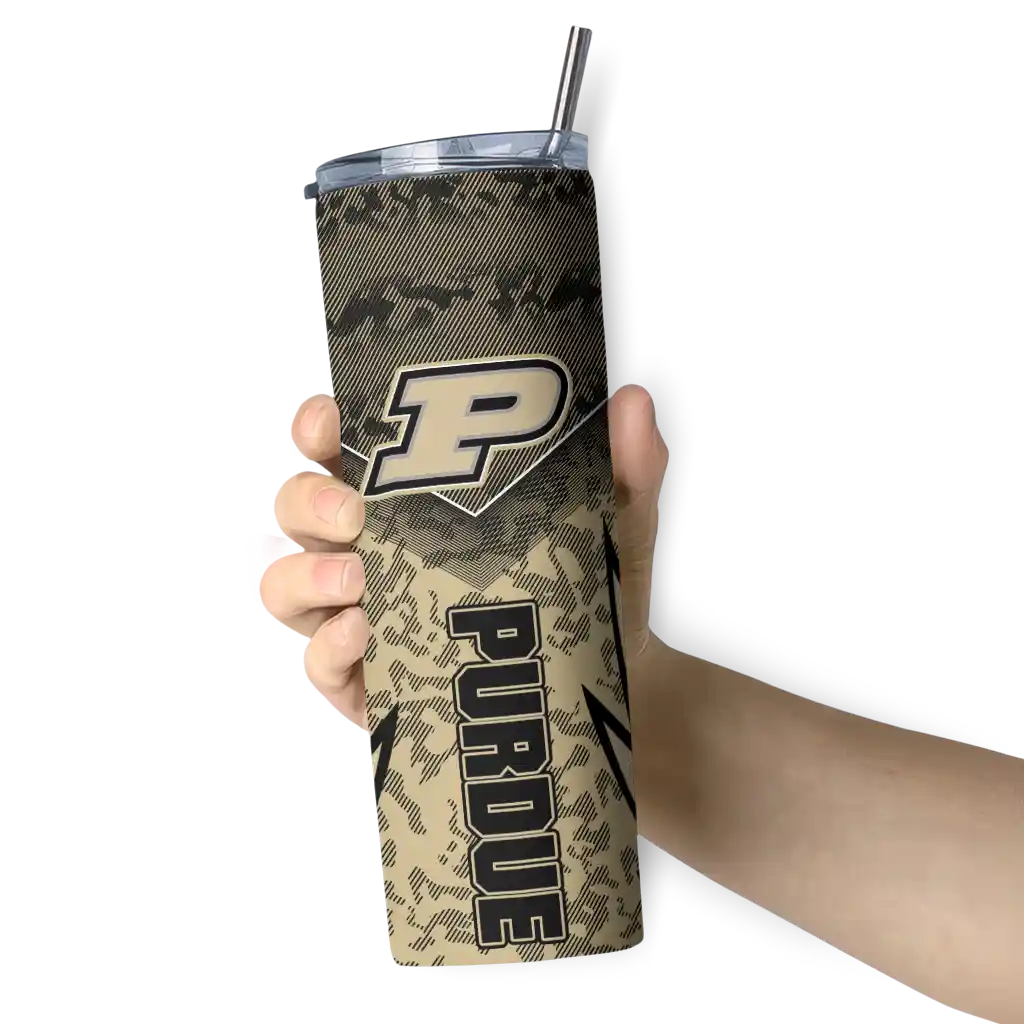 personalized-purdue-boilermakers-spiral-burst-print-gold-skinny-tumbler-premium-grade-1.webp