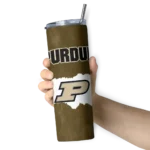 personalized-purdue-boilermakers-torn-band-gold-white-skinny-tumbler-best-selling-1.webp