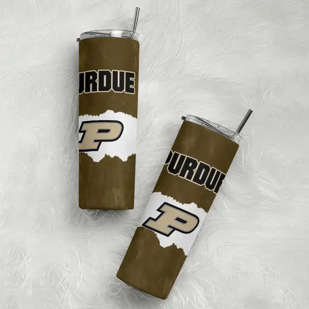 personalized-purdue-boilermakers-torn-band-gold-white-skinny-tumbler-top-rated.webp