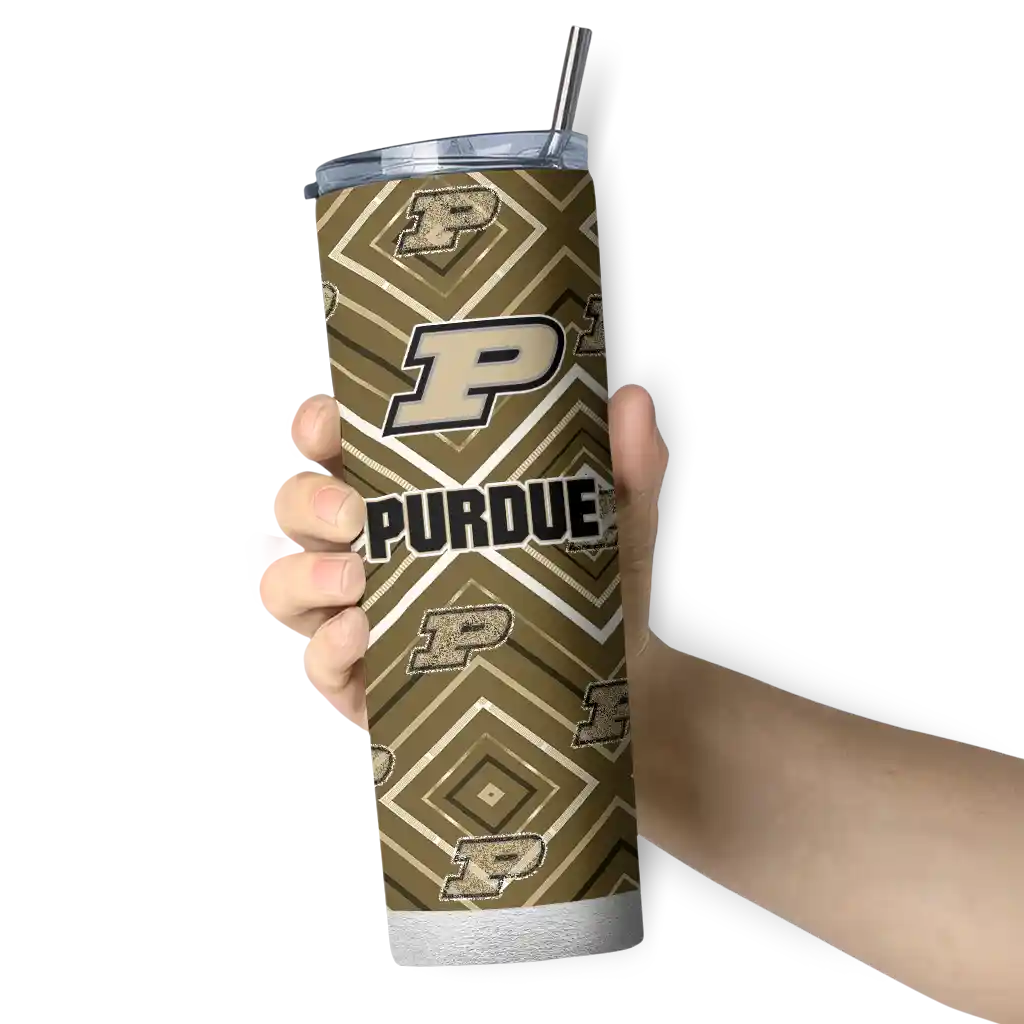 personalized-purdue-boilermakers-zipper-leopard-gold-skinny-tumbler-premium-grade.webp