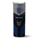 personalized-rice-owls-hexagon-honeycomb-navy-blue-black-skinny-tumbler-best-selling.webp